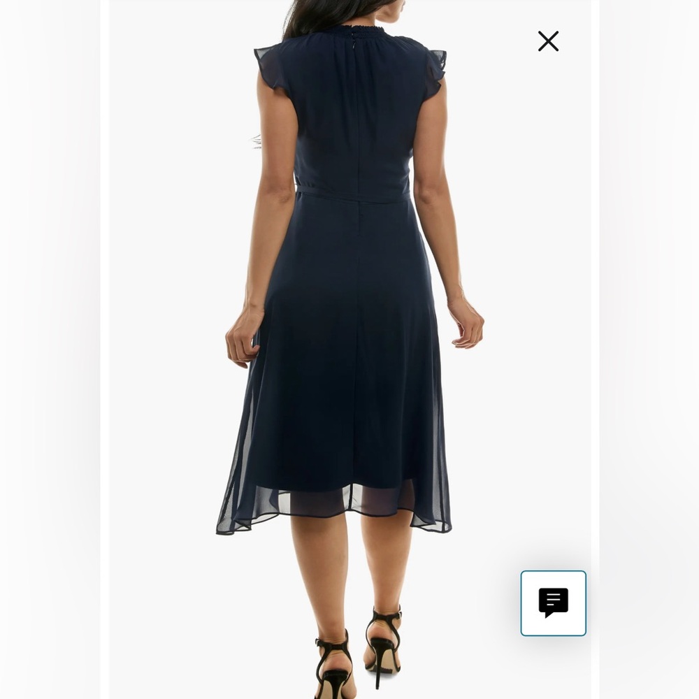 4 White Dresses: flutter sleeve and neck, bridesmaid, graduation, confirmation - Picture 6 of 7